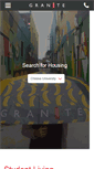Mobile Screenshot of granitestudentliving.com